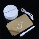 GobekUsa Lamps for Desk Decoration USB DC5V Note/ Message Board With Pen Table Lamp Luminaria De Mesa Indoor Bedside Night Light