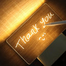 GobekUsa Lamps for Desk Decoration USB DC5V Note/ Message Board With Pen Table Lamp Luminaria De Mesa Indoor Bedside Night Light