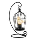12" Tall Battery Operated Birdcage Lamp