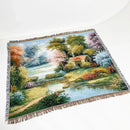 GobekUsa Jacquard Sofa Blanket - Versatile Outdoor Picnic Mat & Bed Cover