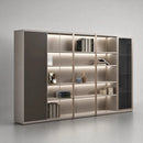 Heather · Office Shelves w/ Lighting & Wardrobe Storage by Arc Grove