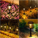 LANSGARINE Solar Pathway Lights Outdoor 8 Pack