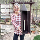 Oversized Rustic Chimney Floor Lantern by Decor Steals