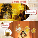 3 Pieces Pre-Lit Lantern Balls with 732 Bright LED Lights and Ground Stakes by LJGDeals