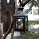 JHY DESIGN Set of 2 Decorative Candle Lantern 9.5" High Metal Candle Lantern by JHY DESIGN