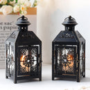 JHY DESIGN Set of 2 Decorative Candle Lantern 9.5" High Metal Candle Lantern by JHY DESIGN