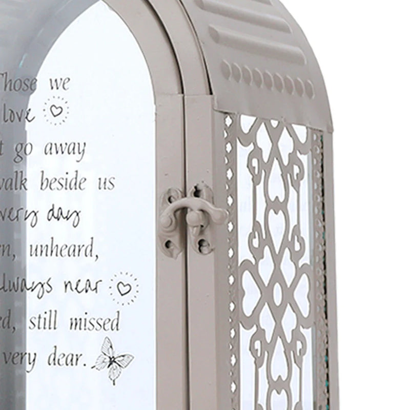 11'' High Memorial Remembrance Lantern (Grey, Without Candle), photo 5 of 6
