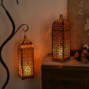 12.5" H Metal Decorative Candle Lantern by JHY DESIGN