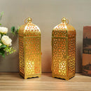 12.5" H Metal Decorative Candle Lantern by JHY DESIGN