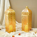 12.5" H Metal Decorative Candle Lantern by JHY DESIGN