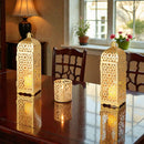 12.5" H Metal Decorative Candle Lantern by JHY DESIGN
