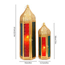 Set of 2 Decorative Ramadan Candle Lanterns by JHY DESIGN