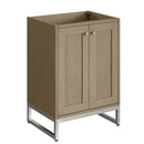 James Martin Chianti 24" Floating Single Bathroom Vanity, Walnut Whisper