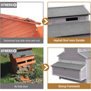 Large 115-Inch Portable Chicken Coop With Run And Nesting Boxes [8-10 Chickens] (SAK18263)