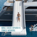 Large 16FT Commercial Inflatable Yacht Water Slide With Pump (SAK48172) by SAKSBY WHOLESALE