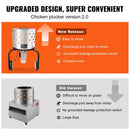 Large 20-Inch Heavy-Duty Chicken Defeathering Plucker Machine (SAK35879)