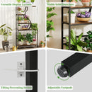 GobekUsa Large 5-Tier Industrial Plant Stand Shelf