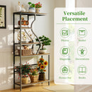 GobekUsa Large 5-Tier Industrial Plant Stand Shelf