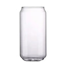 Large can shape beer glass cup with metal straw for dining room by Decorbites