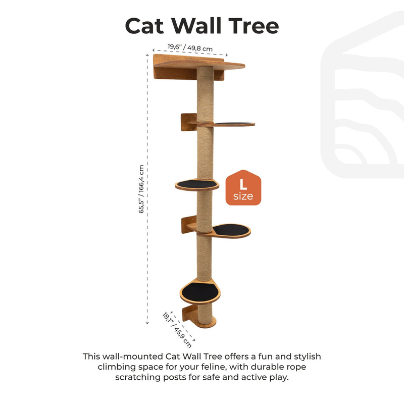 Large Cat Tree – Oak, photo 6 of 7