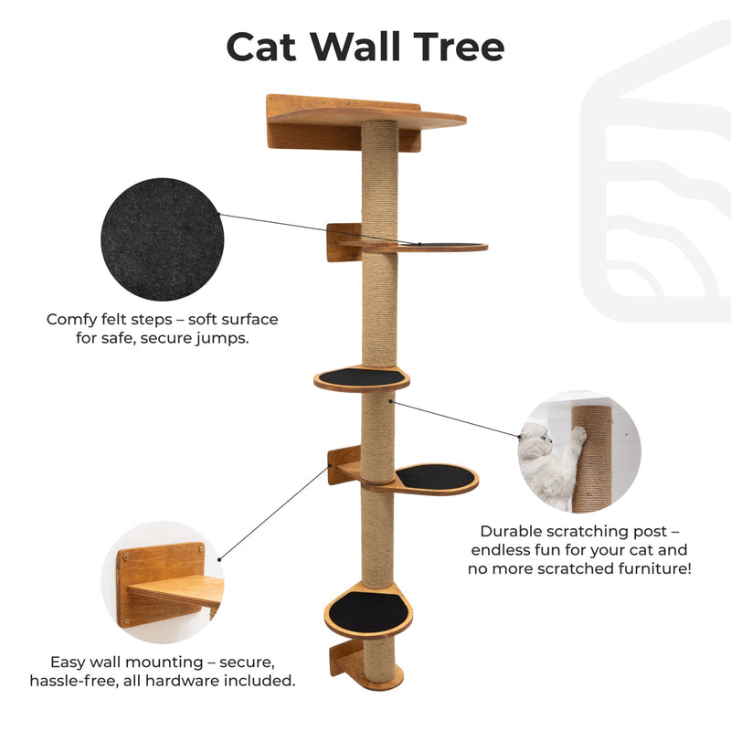 Large Cat Tree – Oak, photo 7 of 7