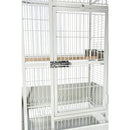 GobekUsa Large Chalk White Bird Cage