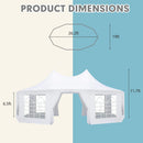 Large Heavy-Duty Customizable Party Tent With Sidewalls And Windows (SAK72615) by SAKSBY WHOLESALE