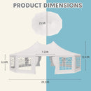 Large Heavy-Duty Customizable Party Tent With Sidewalls And Windows (SAK72615) by SAKSBY WHOLESALE