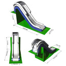 Large Inflatable Yacht Boat Water Slide With Protective Net And Air Pump (SAK51452)