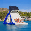 Large Outdoor Inflatable Water Slide With Parasol And Air Pump (SAK71452)