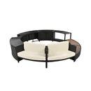 Alora Large Premium Surround Spa Patio Rattan Sofa Set With Storage Compartments And Cushions (SAK75629)