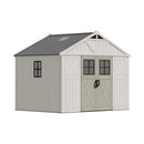 Alora Large Resin Outdoor Storage Shed With Floor, Windows, And Lockable Door (SAK98421) by SAKSBY WHOLESALE