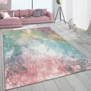 Abstract Area Rug Mero with Artful Pastel Colors