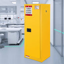 Large Yellow Heavy Duty Flammable Welded Fireproof Storage Cabinet, 35" (SAK52837)