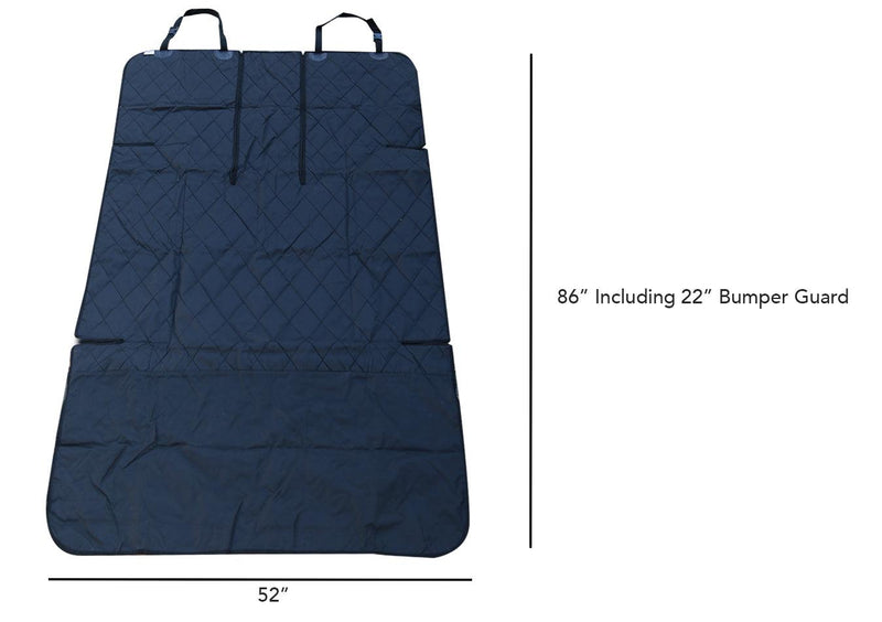 WATERPROOF SUV Cargo Liner for fold down 60/40 divided seats with pass-through option