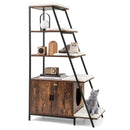 Large Cat Litter Box Enclosure with Storage and Ladder Shelf by LJGDeals