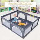 Large Infant Baby Playpen Safety Play Center Yard with 50 Ocean Balls by DirectDeals