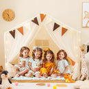 Large Toddler Playhouse Tent with Door Curtains Windows by LJGDeals