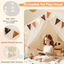 Large Toddler Playhouse Tent with Door Curtains Windows by LJGDeals