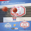 Large Wall Mounted Basketball Hoop with Shatter-proof Backboard by LJGDeals