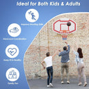 Large Wall Mounted Basketball Hoop with Shatter-proof Backboard by LJGDeals