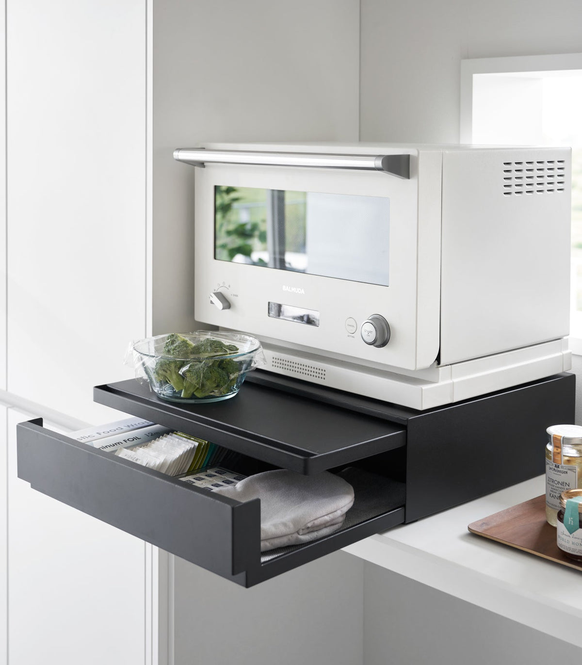 Countertop Drawer with Pull-Out Shelf - Steel, photo 12 of 19