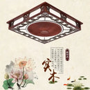 GobekUsa Integrated Invisible Ceiling Fan Lamp Chandelier for Living Room, Dining Room, Bedroom