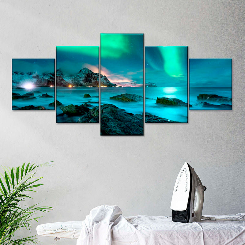 Stunning Lofoten Aurora Borealis Wall Art