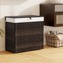 Laundry Hamper with Wheels and Lid by LJGDeals