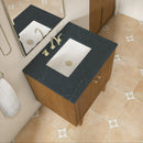 James Martin Laurent 30" Dual Mount Single Bathroom Vanity, Honey Oak