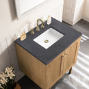 James Martin Laurent 30" Dual Mount Single Bathroom Vanity, Light Natural Oak