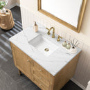 James Martin Laurent 36" Dual Mount Single Bathroom Vanity, Light Natural Oak