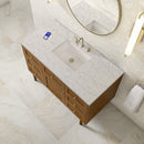 James Martin Laurent 48" Dual Mount Single Bathroom Vanity, Honey Oak