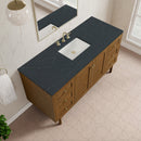 James Martin Laurent 60" Dual Mount Single Bathroom Vanity, Honey Oak